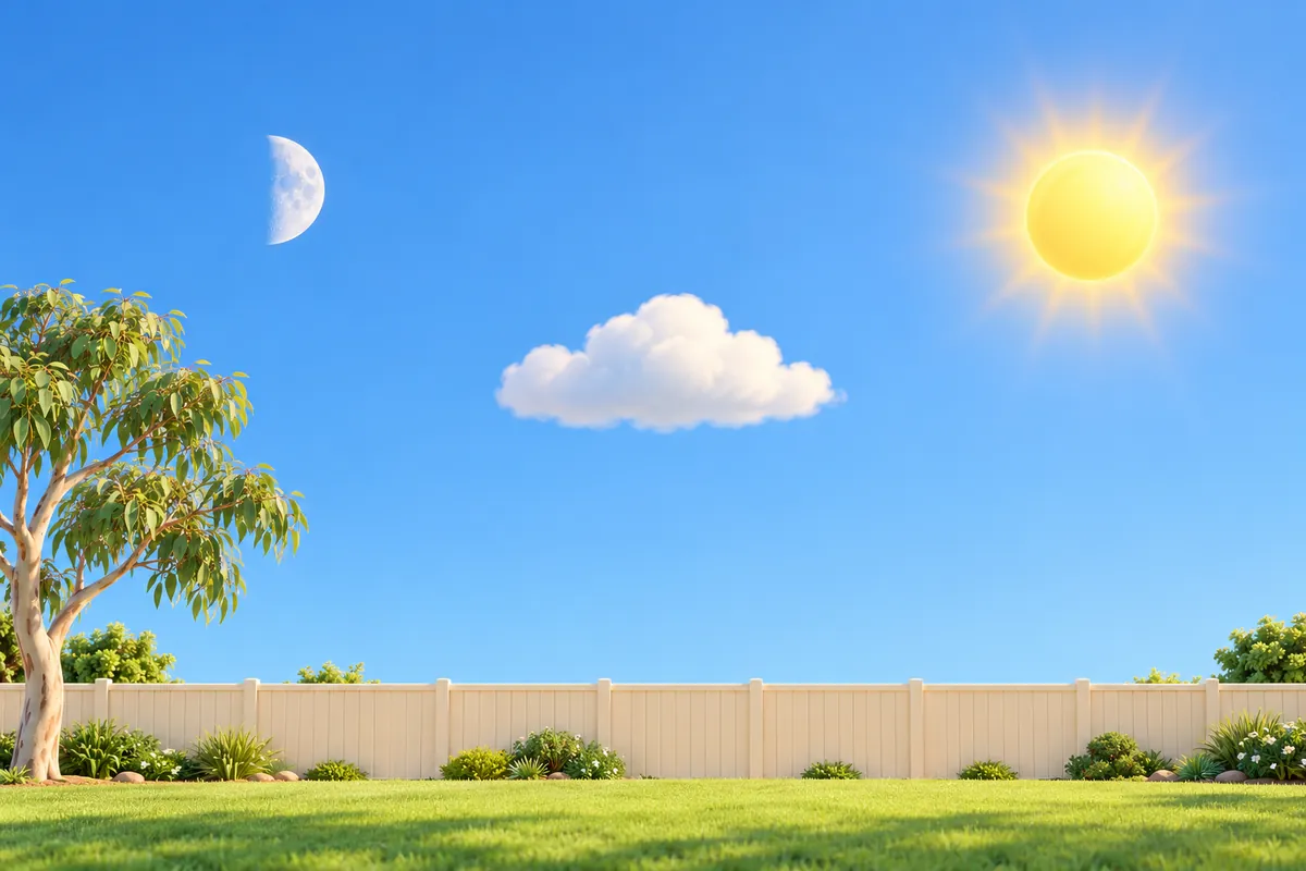 Painted picture for the question Where does the moon go in the day?