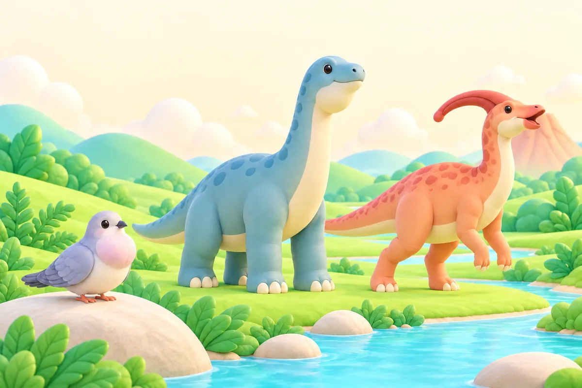 Painted picture for the question What did dinosaurs sound like?