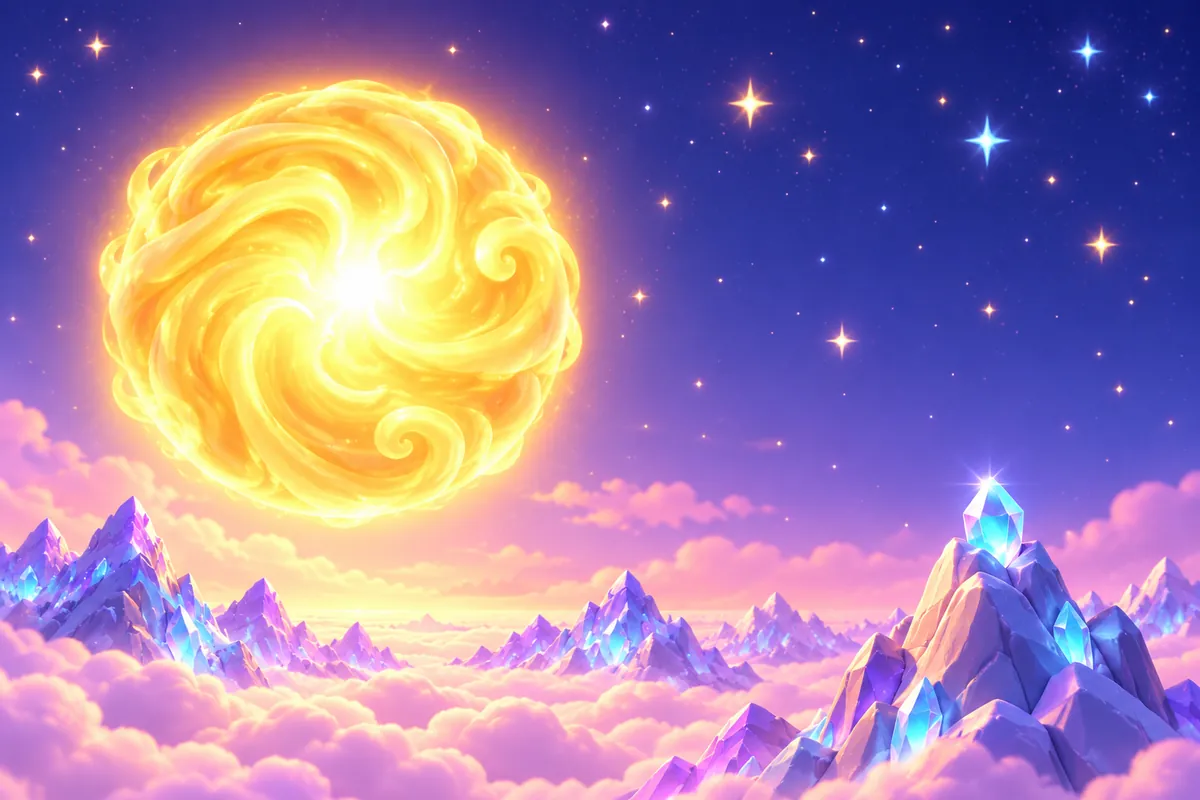 Painted picture for the question What are stars made of?
